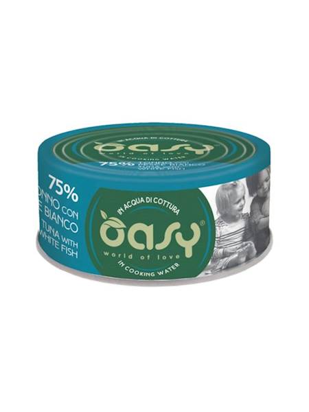 OASY CAT MORE LOVE TUŃCZYK Z BIAŁĄ RYBĄ (PUSZKA) 70G