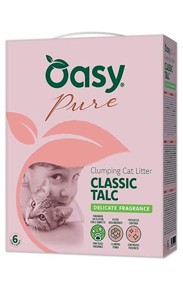 OASY CAT MINERAL PURE CLASSIC TALC (ŻWIREK) 6L