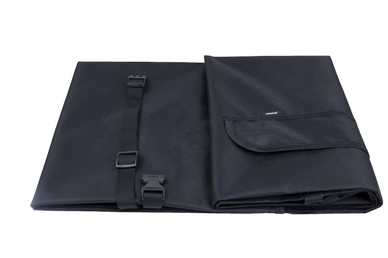 AMIPLAY MATA SAMOCHODOWA CZARNA 150X150CM