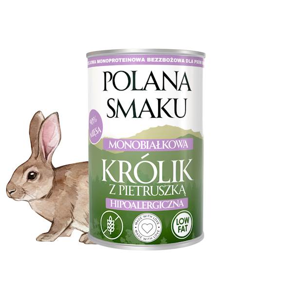 POLANA SMAKU KRÓLIK Z PIETRUSZKĄ 400G