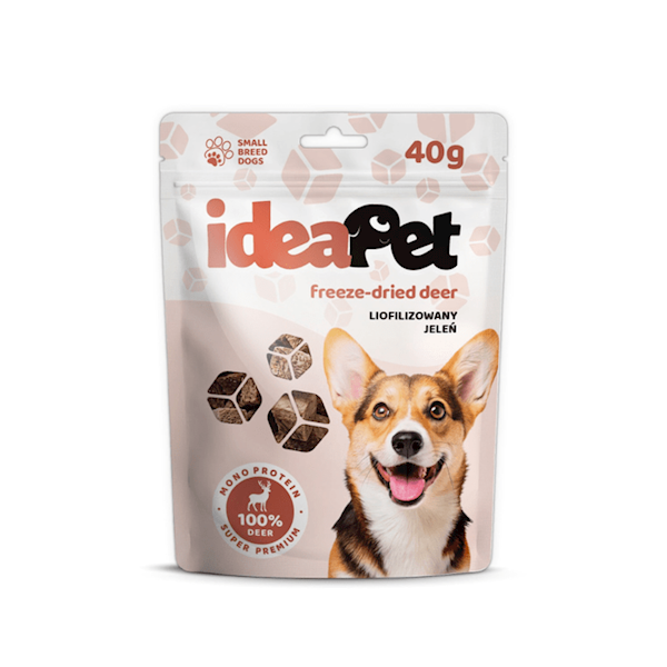 IDEAPET LIOFILIZOWANY JELEŃ 40G