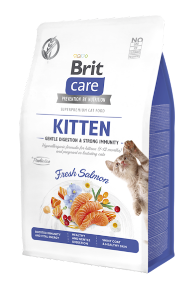 BRIT CARE CAT KITTEN IMMUNITY FRESH SALMON 400G
