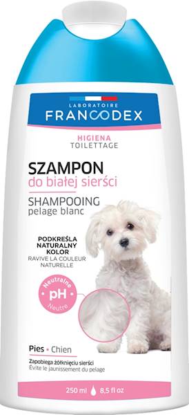 FRANCODEX SZAMPON DO BIAŁEJ SIERŚCI 250ML