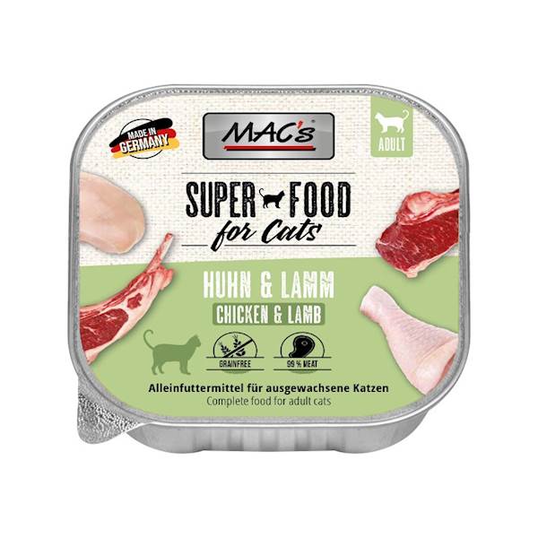 MAC'S CAT KURCZAK I JAGNIĘCINA 100G
