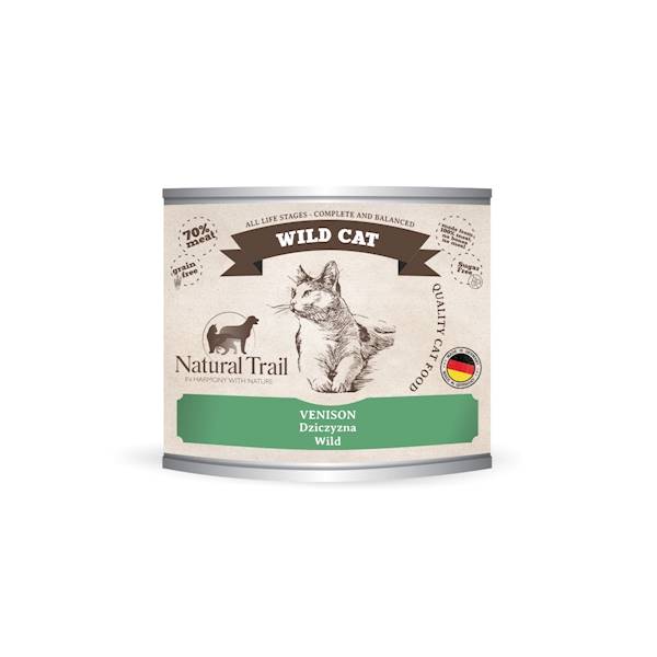 NATURAL TRAIL CAT WILD DZICZYZNA 200G