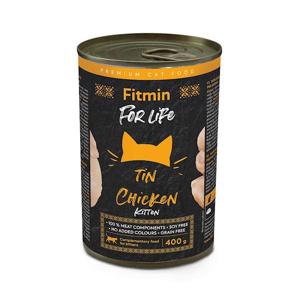 FITMIN FOR LIFE KITTEN CHICKEN 400G