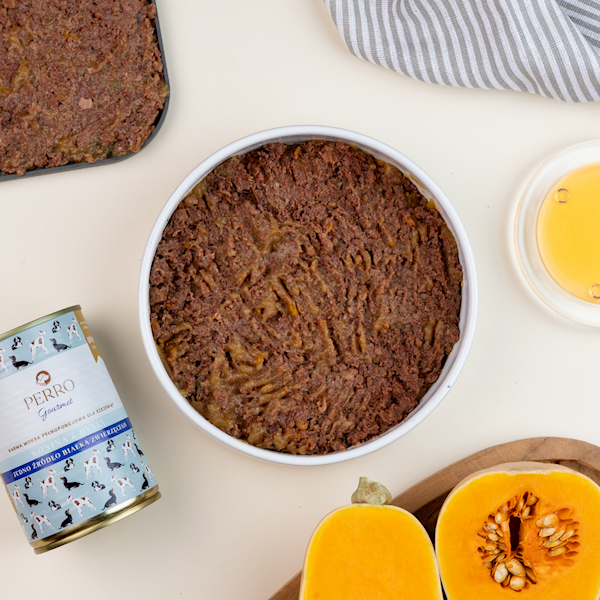 PERRO GOURMET KONINA Z DYNIĄ DLA SZCZENIĄT 400G