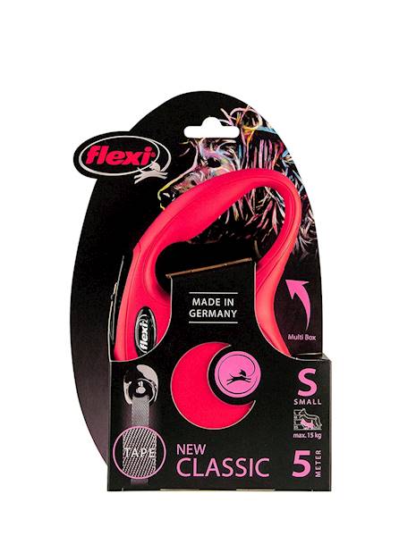 FLEXI NEW CLASSIC TAŚMA S 15KG 5M CZERWONA