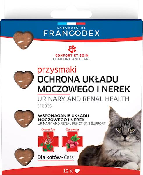 FRANCODEX CATS PRZYSMAKI OCHRONA UKŁADU MOCZOWEGO I NEREK 12SZT