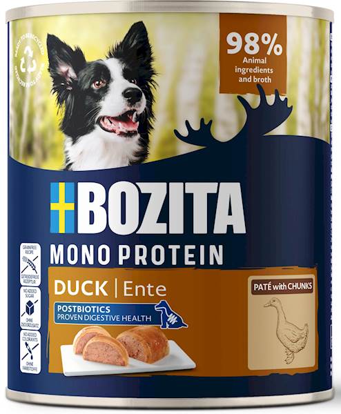 BOZITA PIES MONOPROTEIN KACZKA PUSZKA 800G