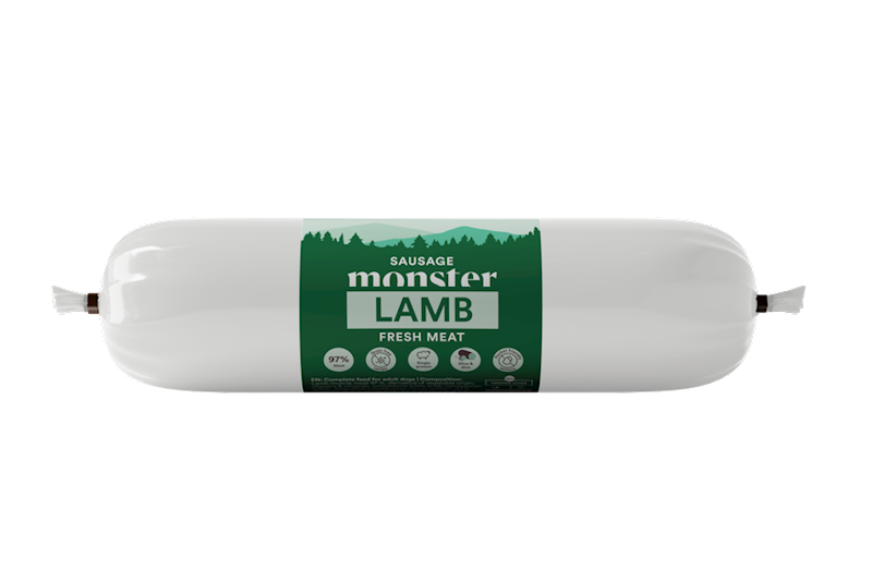 MONSTER DOG SAUSAGE LAMB (KIEŁBASKA Z JAGNIĘCINY) 200G
