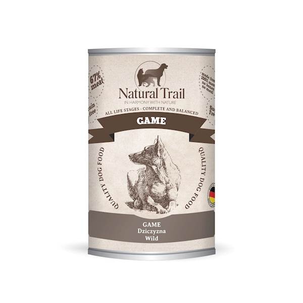 NATURAL TRAIL DOG GAME SARNA, JELEŃ 400G