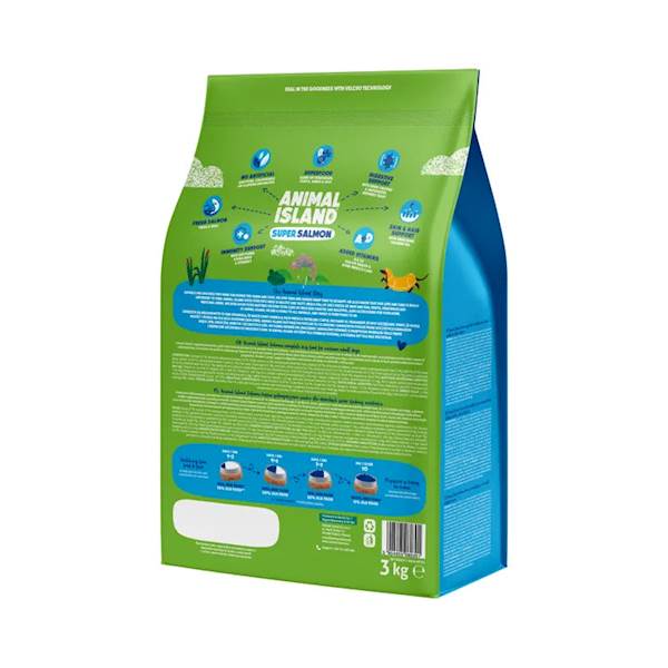ANIMAL ISLAND DOG PREMIUM ŁOSOŚ (KARMA SUCHA) 3KG