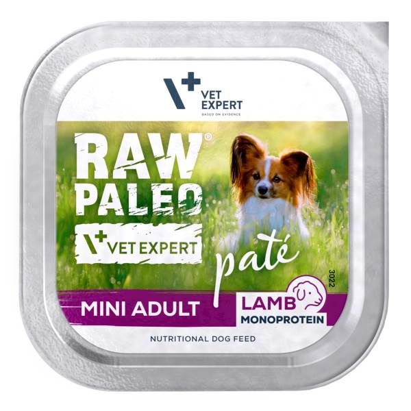 VET EXPERT RAW PALEO MINI ADULT LAMB PATE 150G