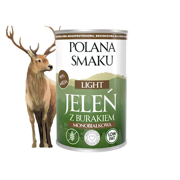 POLANA SMAKU JELEŃ Z BURAKIEM LIGHT 400G
