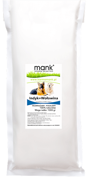 MANK INDYK I WOŁOWINA 1KG