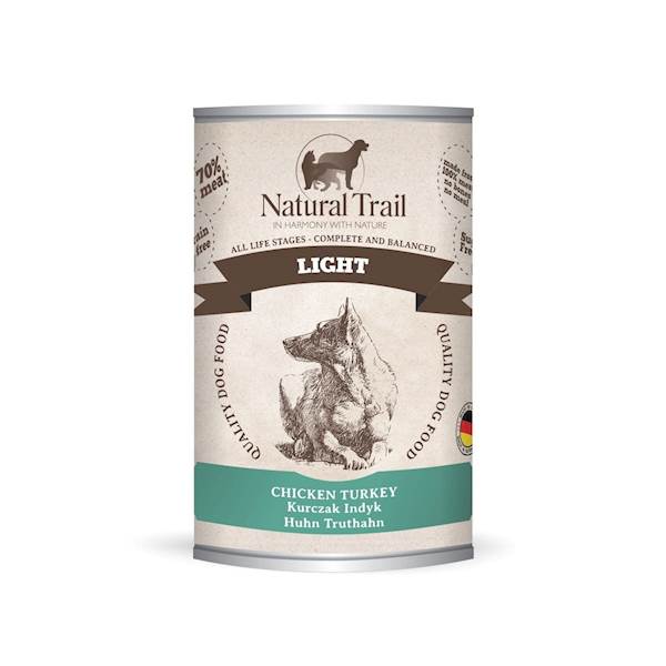 NATURAL TRAIL DOG LIGHT KURCZAK, INDYK 400G