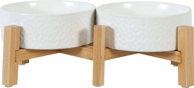 ZOLUX MISKA CERAMICZNA KERAMO DUO BIAŁA 2X300ML