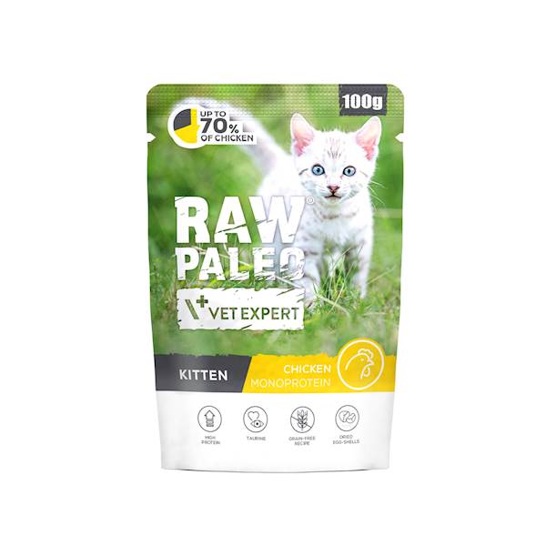 VET EXPERT RAW PALEO KITTEN CHICKEN 100G