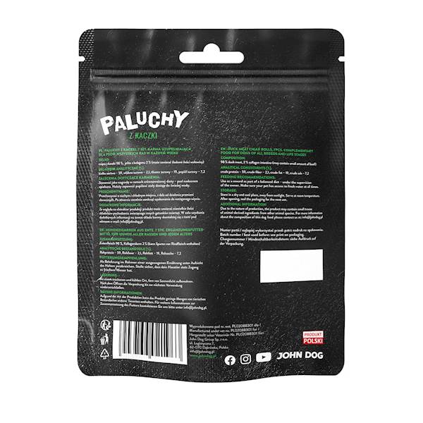 JOHN DOG PALUCHY Z KACZKI 7SZT