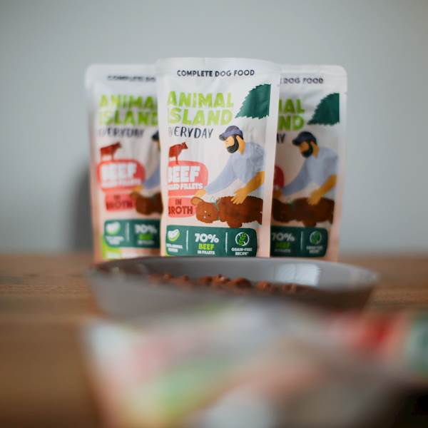 ANIMAL ISLAND DOG EVERYDAY WOŁOWINA (FILECIKI W BULIONIE) 150G