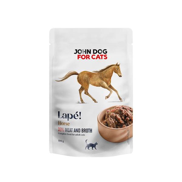 JOHN DOG FOR CATS LAPE KONINA 100G