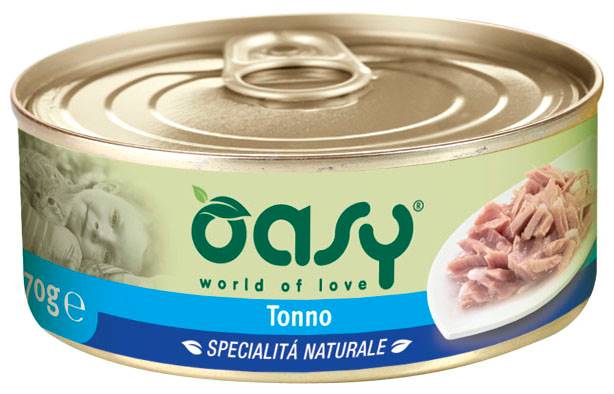 OASY CAT NATURAL PUSZKA TUŃCZYK 70G