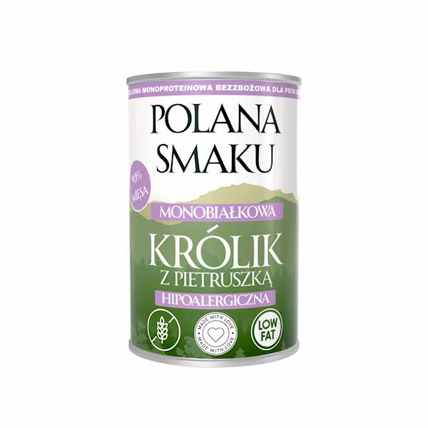 POLANA SMAKU KRÓLIK Z PIETRUSZKĄ 400G