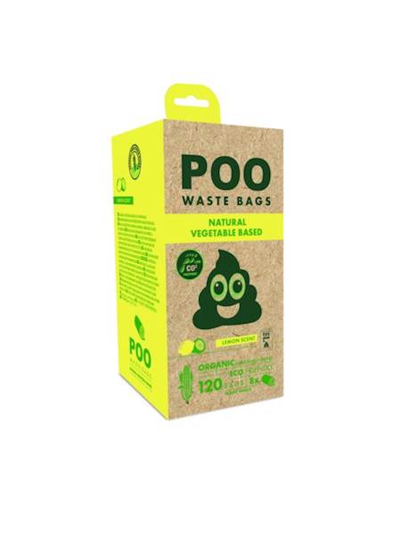 M-PETS POO WASTE BAGS LEMON SCENT (CYTRYNOWE) 8X15SZT