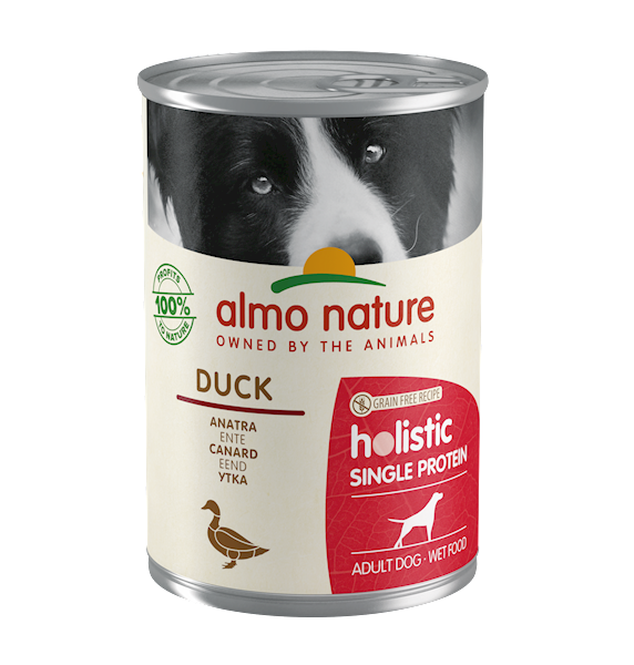 ALMO NATURE DOG HOLISTIC MONOPROTEIN KACZKA 400G