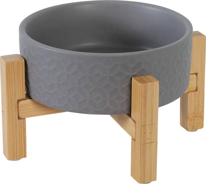 ZOLUX MISKA CERAMICZNA KERAMO SOLO SZARA 300ML