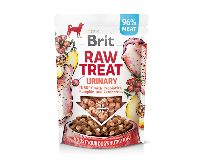 BRIT RAW TREAT URINARY TURKEY 40G