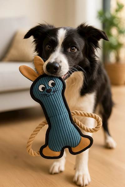 ZOLUX ZABAWKA PLUSZOWA KRÓLIK BUDDY NIEBIESKI 33CM