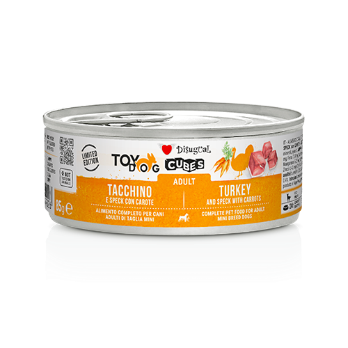 DISUGUAL DOG CUBES INDYK Z MARCHEWKĄ 85G