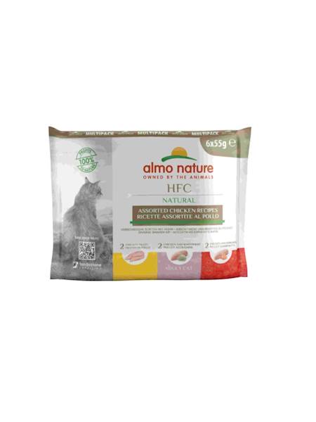 ALMO NATURE CAT MULTIPACK HFC KURCZAK 6X55G