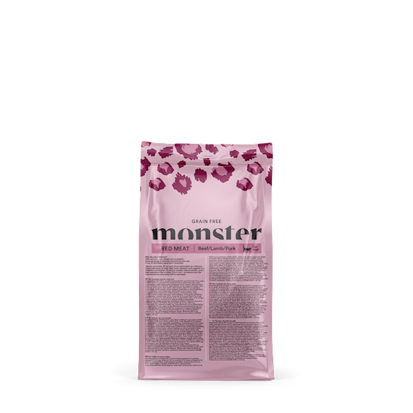 MONSTER CAT GRAIN FREE RED MEAT BEEF/LAMB/PORK (WOŁOWINA, JAGNIĘCINA I WIEPRZOWINA) 400G