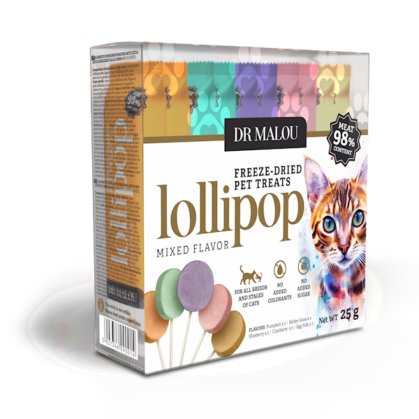 [NA SZTUKI] DR MALOU MIĘSNY LIZAK LIOFILIZOWANY DLA KOTA 25G