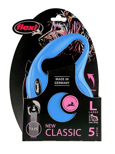 FLEXI NEW CLASSIC TAŚMA L 50KG 5M NIEBIESKA