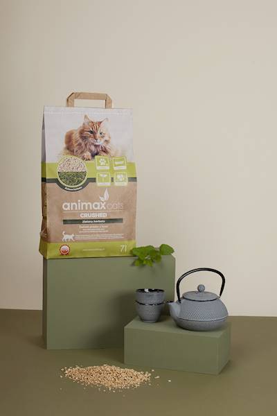 ANIMAX CATS CRUSHED ZIELONA HERBATA 7L
