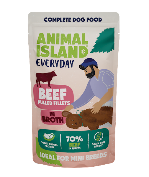 ANIMAL ISLAND DOG EVERYDAY WOŁOWINA (FILECIKI W BULIONIE) 150G