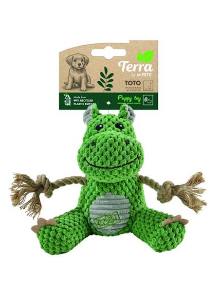 M-PETS ECO TERRA PUPPY TOTO (ZIELONY HIPOPOTAM)