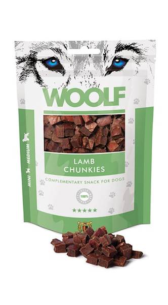 WOOLF LAMB CHUNKIES 100G