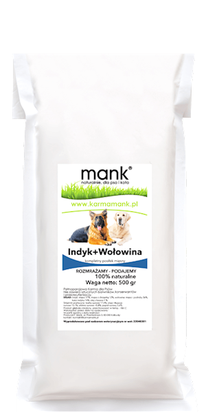 MANK INDYK I WOŁOWINA 500G