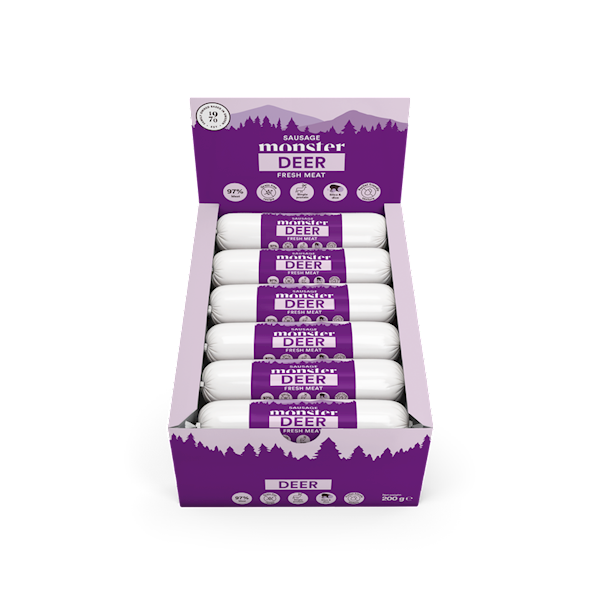 MONSTER DOG SAUSAGE DEER (KIEŁBASKA Z JELENIA) 200G