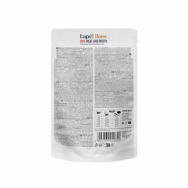 JOHN DOG FOR CATS LAPE KONINA 100G