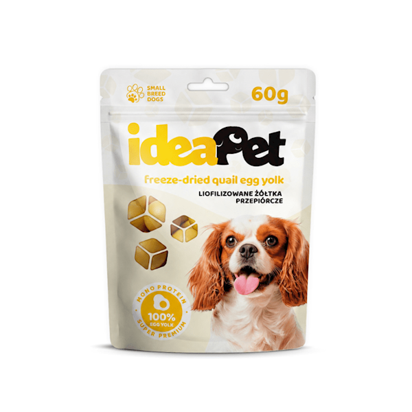IDEAPET LIOFILIZOWANE ŻÓŁTKA PRZEPIÓRCZE 40G