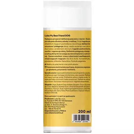 LUBA SZAMPON JUNIOR & SKÓRA WRAŻLIWA 200ML