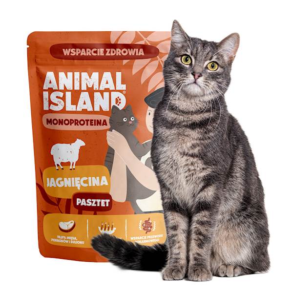 ANIMAL ISLAND CAT MONO JAGNIĘCINA (PASZTET) 100G