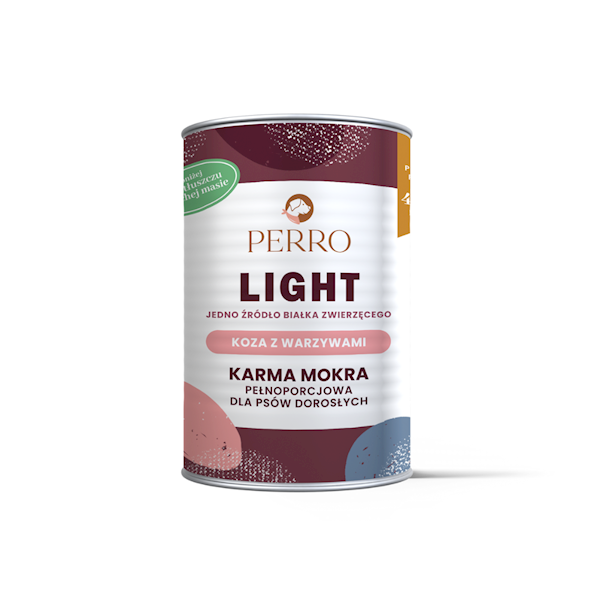 PERRO LIGHT MONOBIAŁKOWA KOZA Z WARZYWAMI 400G