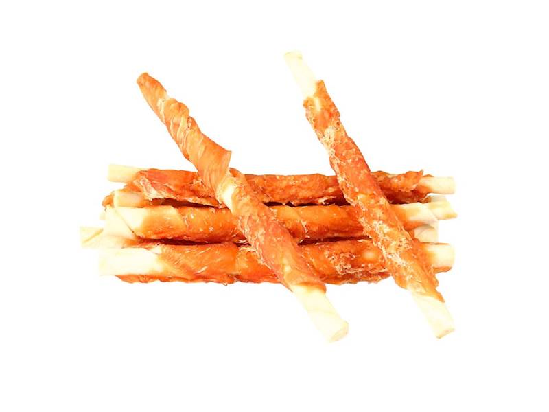 FITMIN DOG FOR LIFE CHICKEN WITH RAWHIDE STICK 200G